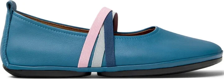 Right Nina Twins elastic-strap ballet flats