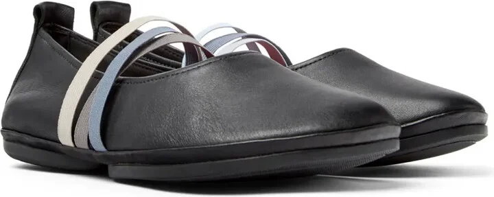 Right Nina Twins leather ballerina shoes - Image 2