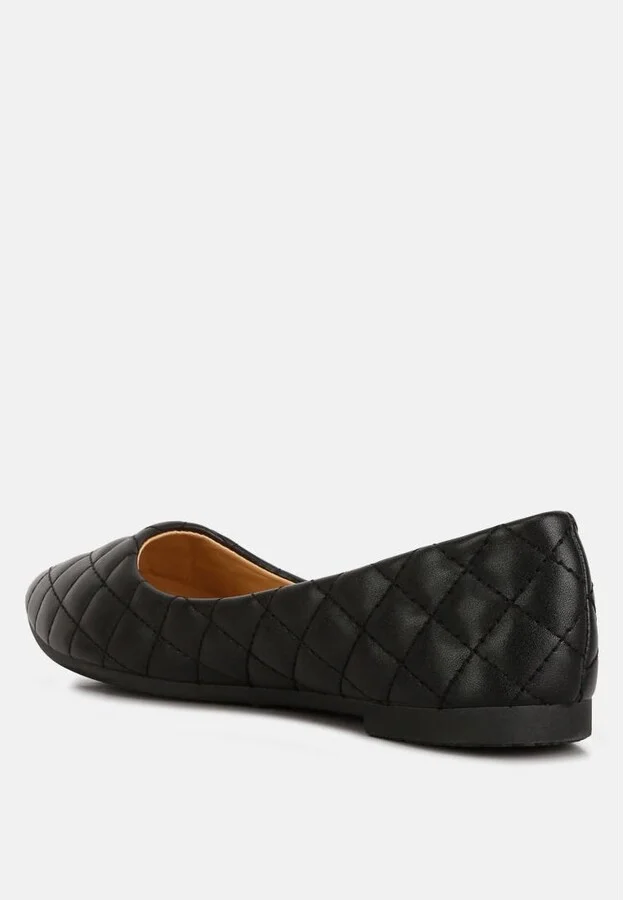 Rikhani Quilted Detail Ballet Flats - Image 6