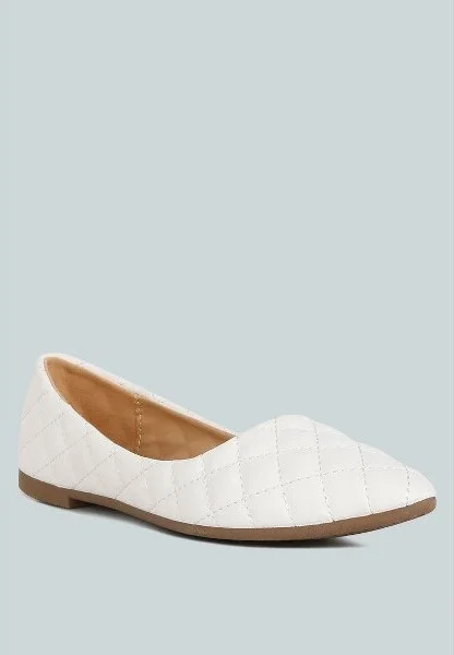 Rikhani Quilted Detail Ballet Flats Women - Image 3