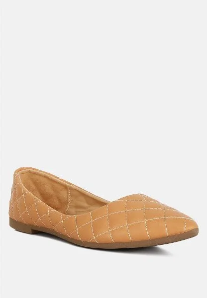 Rikhani Quilted Detail Ballet Flats Women - Image 4