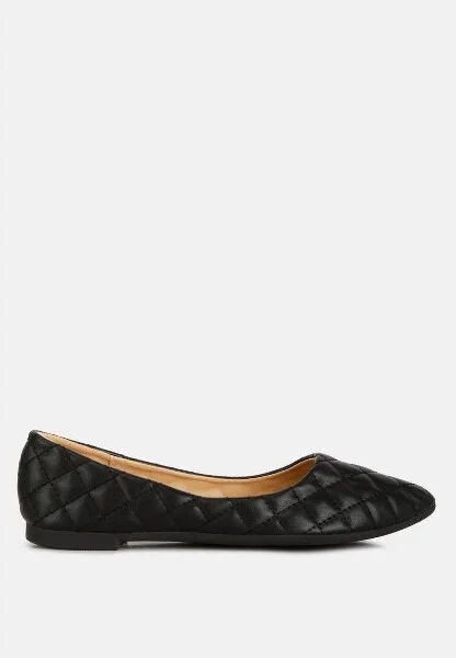 Rikhani Quilted Detail Ballet Flats Women