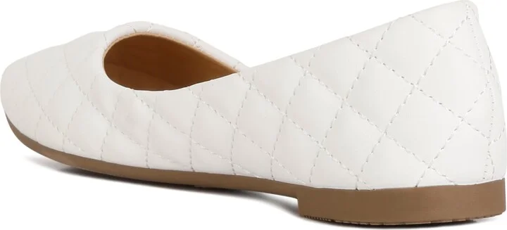 Rikhani Quilted Pointed Toe Ballet Flat - Image 2