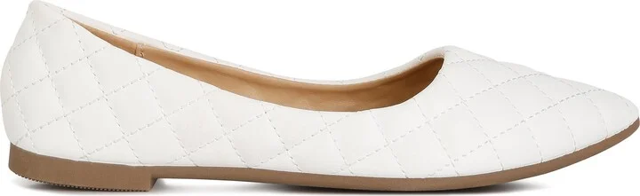 Rikhani Quilted Pointed Toe Ballet Flat - Image 5