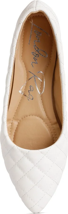 Rikhani Quilted Pointed Toe Ballet Flat - Image 6