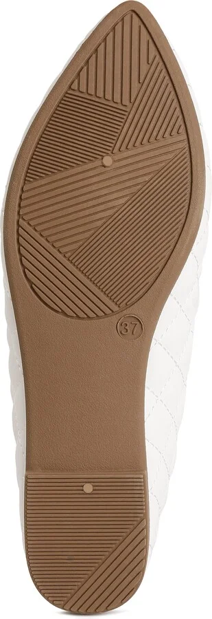 Rikhani Quilted Pointed Toe Ballet Flat - Image 7