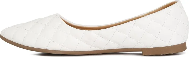 Rikhani Quilted Pointed Toe Ballet Flat - Image 9