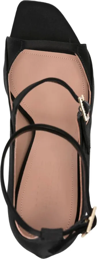 Riley 90mm satin sandals - Image 4