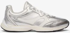 Riley Metallic Leather Trainer - Image 3