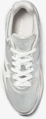 Riley Metallic Leather Trainer - Image 4