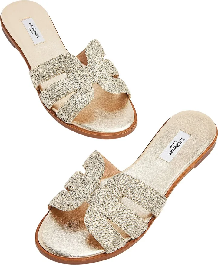 Riley Metallic Sandal - Image 4