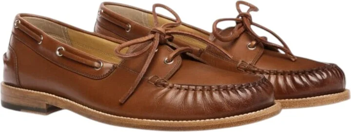 Rimion 6304678 Men's Cuero Leather Boat Loafers