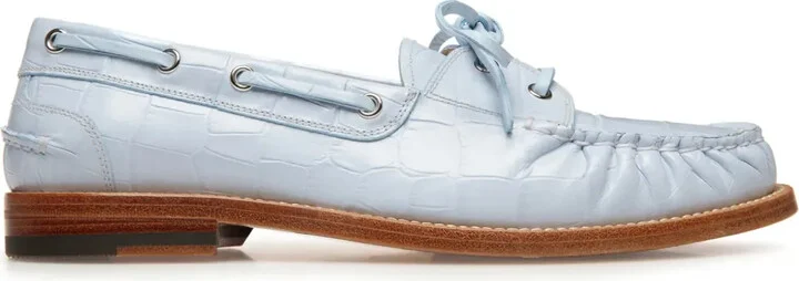 Rimion crocodile-effect loafers