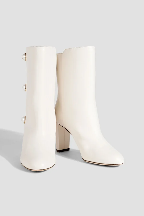 Rina 85 embellished leather ankle boots - Image 5