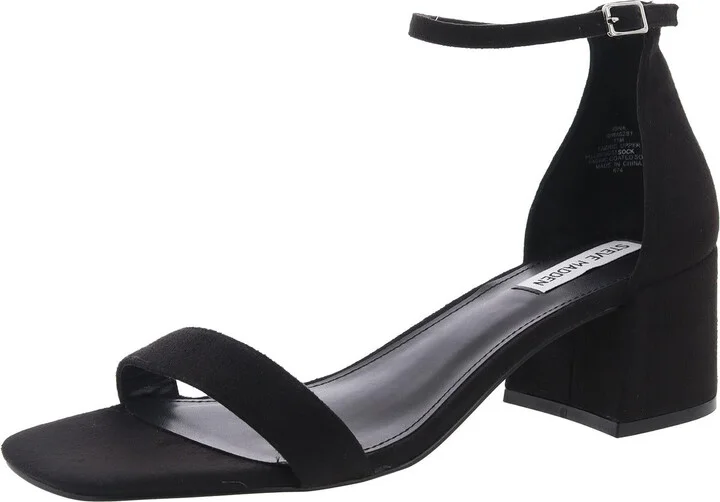 Rina Womens Buckle Faux Suede Ankle Strap