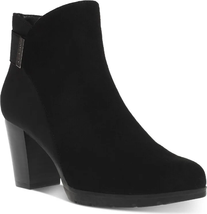 Rina Womens Microfiber Dressy Ankle Boots