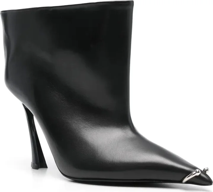 Ring-Detail Ankle Boots - Image 2