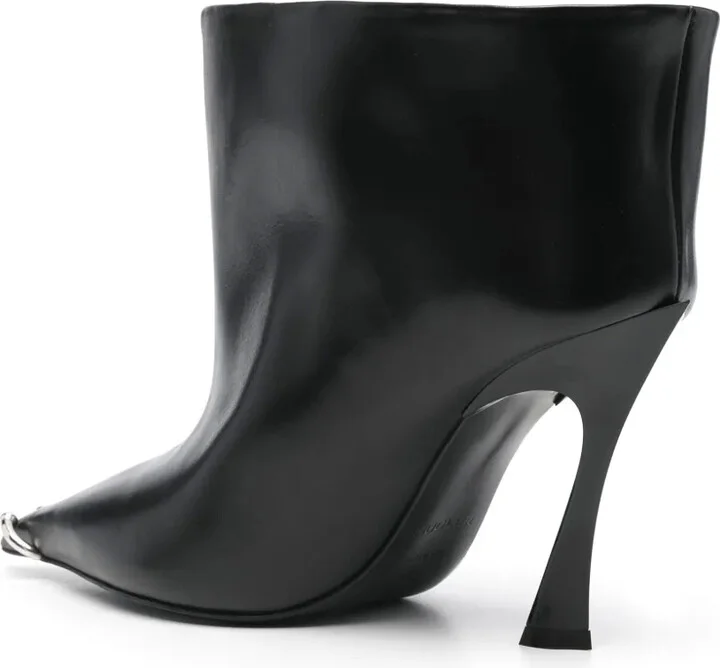 Ring-Detail Ankle Boots - Image 3