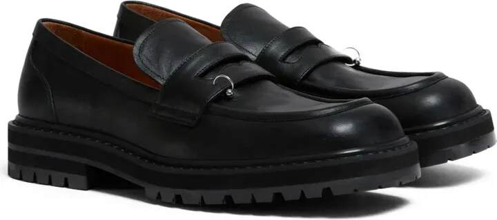 Ring Embellishment Loafers - Image 2