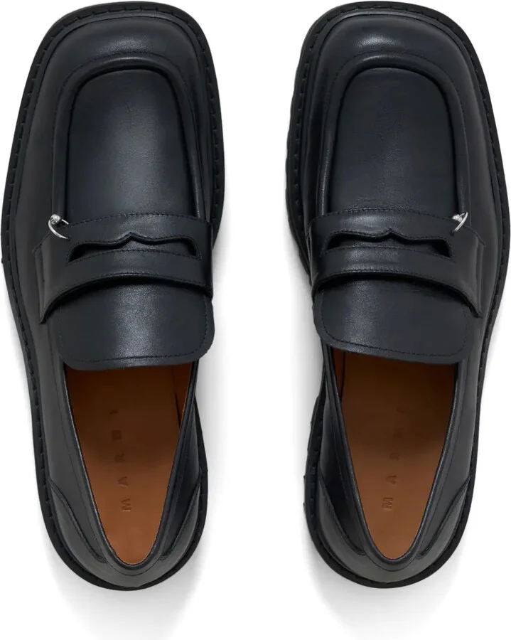 Ring Embellishment Loafers - Image 4