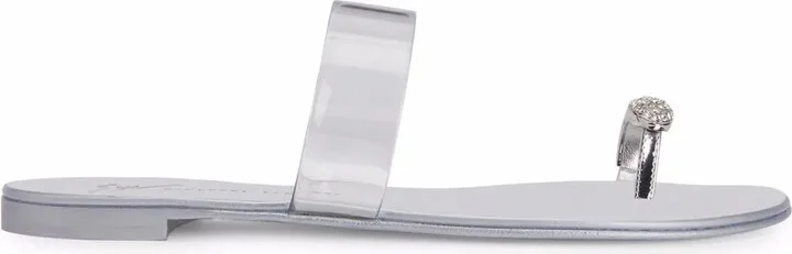 Ring Plexi sandals