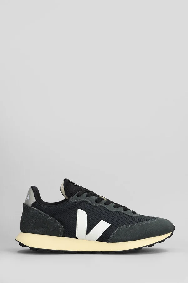 Rio Branco Ii Sneakers In Black Suede And Fabric