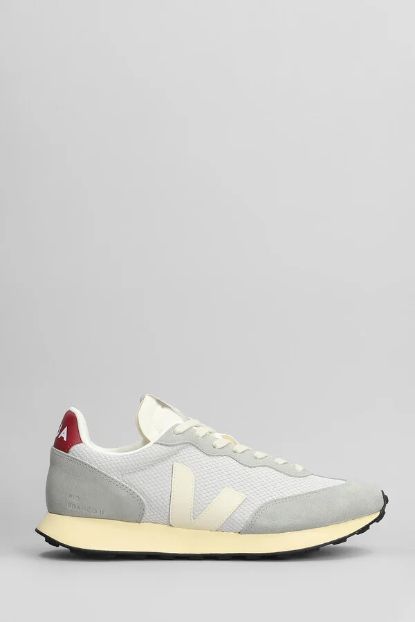 Rio Branco Ii Sneakers In Grey Suede And Fabric