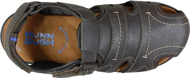 Rio Grande Leather Closed Toe Fisherman Sandal - Wide Width Available - Image 4