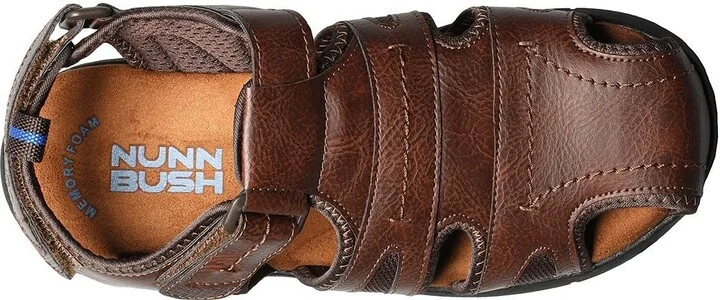 Rio Grande Leather Closed Toe Fisherman Sandal - Wide Width Available - Image 11