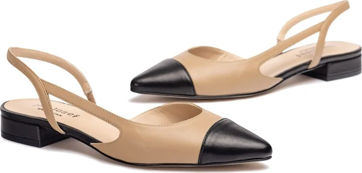 Rio Slingback Pointy Cap Toe Flat - Image 5