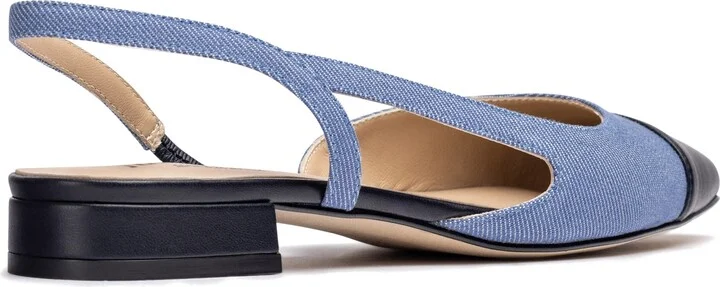 Rio Slingback Pointy Cap Toe Flat - Image 2