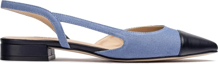 Rio Slingback Pointy Cap Toe Flat - Image 3