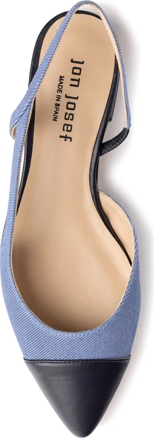 Rio Slingback Pointy Cap Toe Flat - Image 4