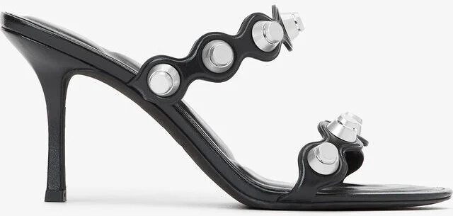 Riot 85mm Lambskin Leather Sandal