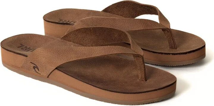 Rip Curl Women's Freedom Bloom Leather Flip Flops Sandals