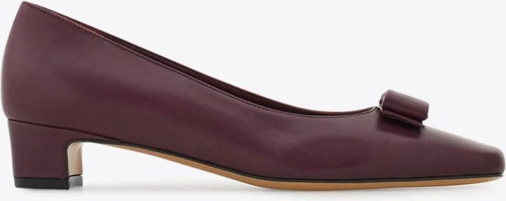 Rirri 30 Iconic Bow Nappa Leather Pumps