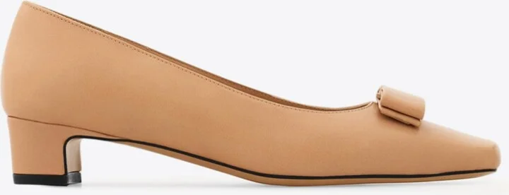 Rirri 30 Iconic Bow Nappa Leather Pumps