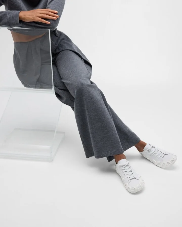 Rise Leather Low-Top Sneakers - Image 4