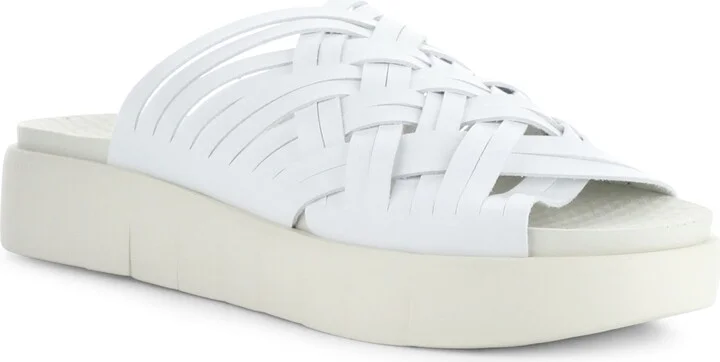 Rised Strappy Slide Sandal