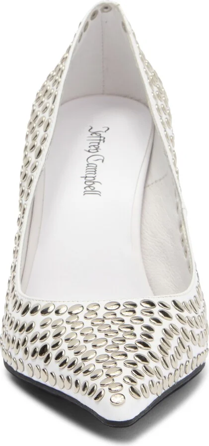 Risktake Stud Pointed Toe Pump - Image 4