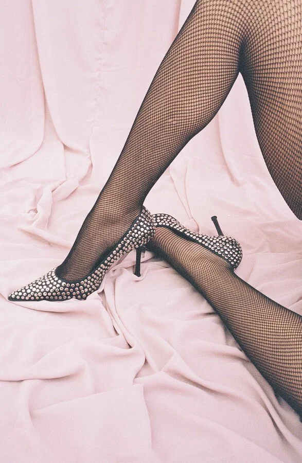Risktake Stud Pointed Toe Pump - Image 8