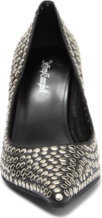 Risktake Stud Pointed Toe Pump - Image 11