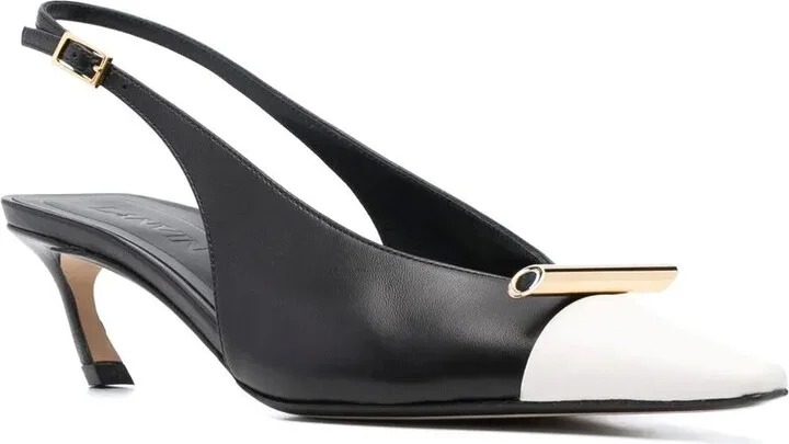 Rita 50mm leather slingback pumps - Image 2