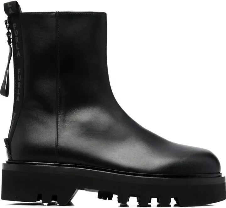 Rita leather ankle boots
