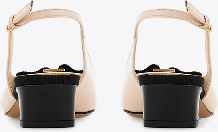 Rivada 30 Slingback Leather Pumps - Image 2
