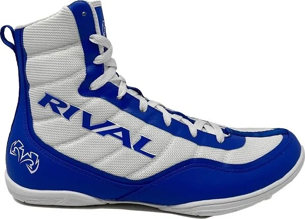 Rival Boxing RSX-Prospect Mid-Top Boxing Boots - - White/Blue