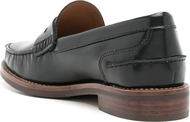 Rive Gauche leather loafers - Image 3