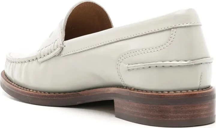 Rive Gauche leather loafers - Image 3