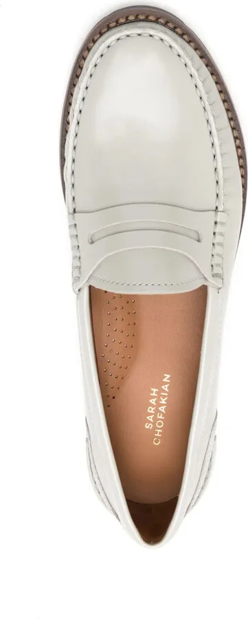 Rive Gauche leather loafers - Image 4