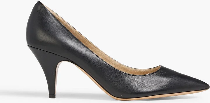 River leather pumps
